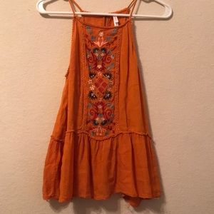 👑floral embroidered dress tank top👑